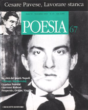 Poesia n°11 – November 1993